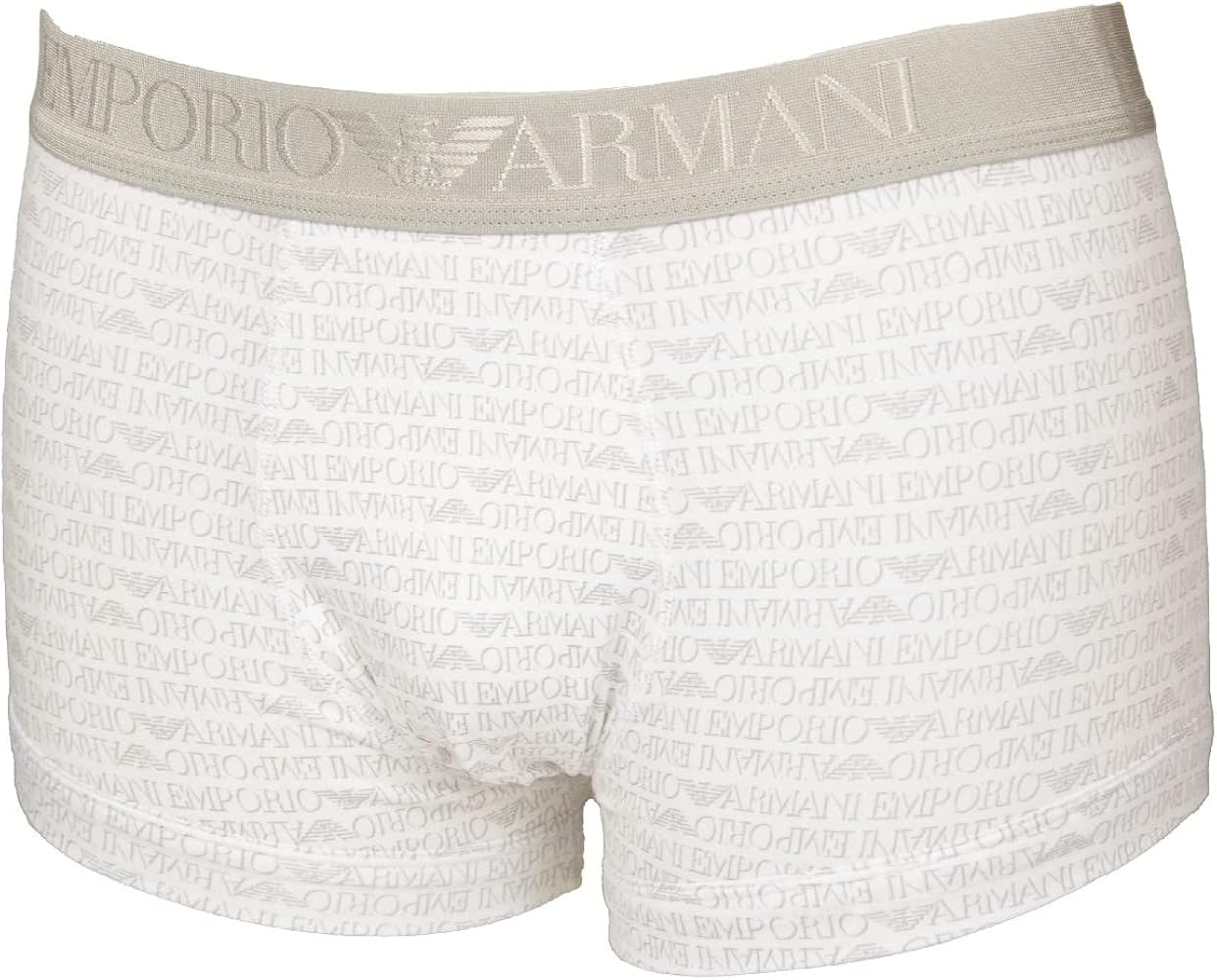 Emporio Armani Men's All Over Logo Stretch Trunk