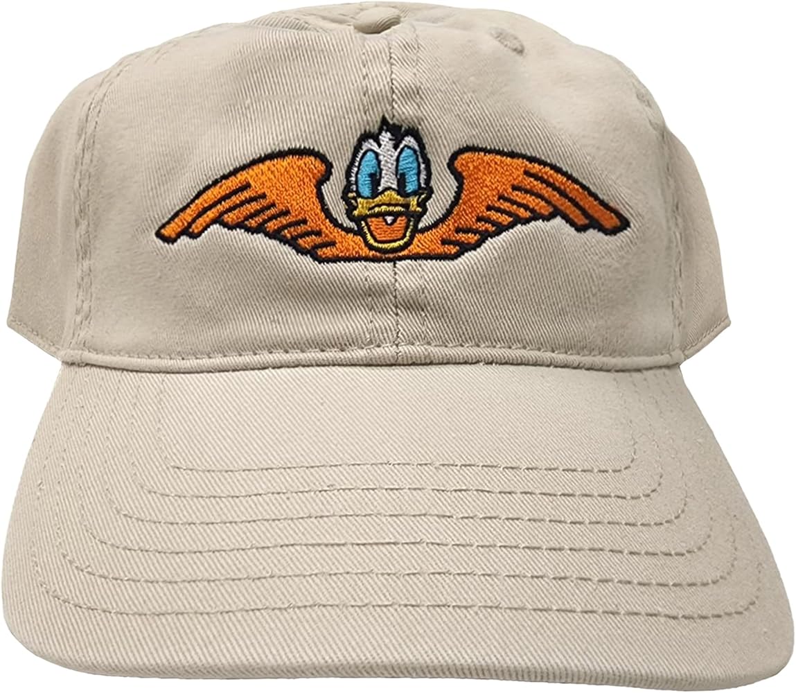 Disney Mickey Mouse Walt’s Plane-Donald Wings Dad Hat, Stone, One Size