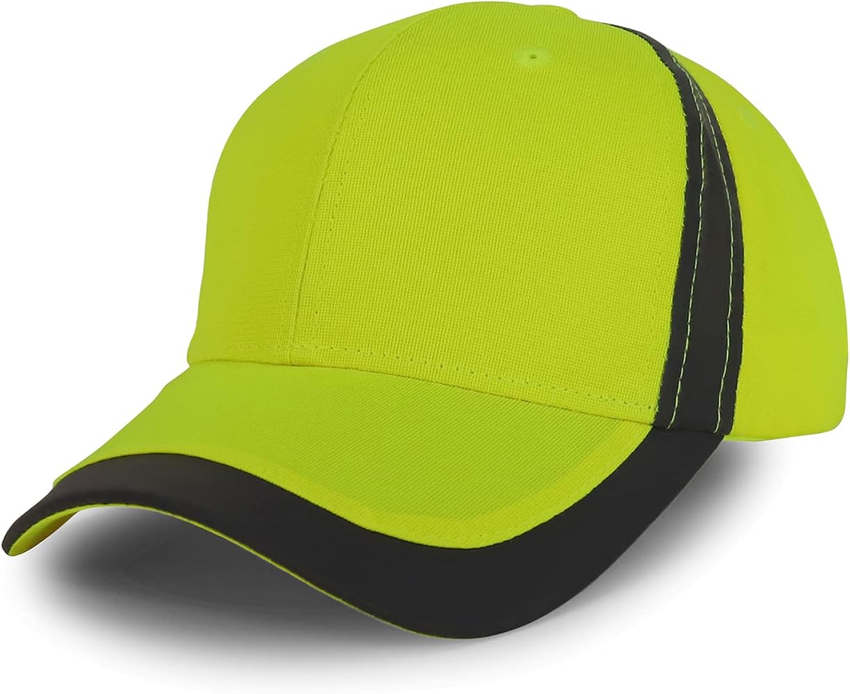 Trendy Apparel Shop High Visibility Reflective Accent Safety Baseball Cap