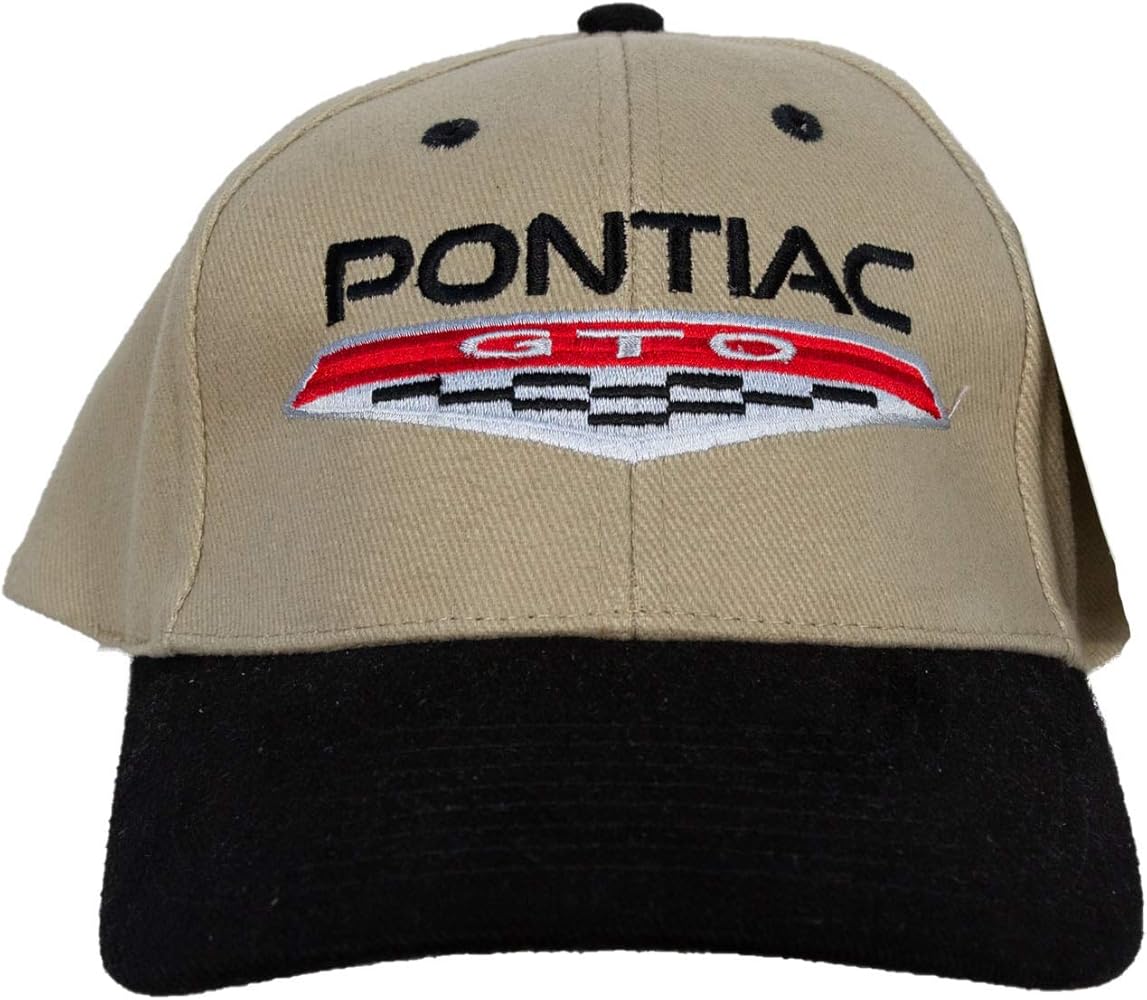 A&E Designs Pontiac GTO Hat Two Tone Embroidered Cap