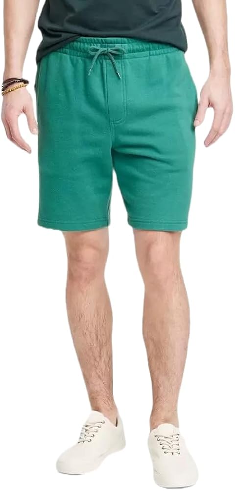 Goodfellow & Co Men's 8.5" Regular Fit Ultra Soft Fleece Pull-On Shorts -