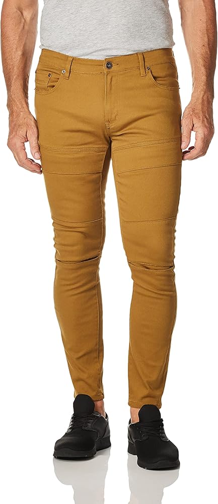 WT02 Men's Rip Stretch Twill Biker Pants