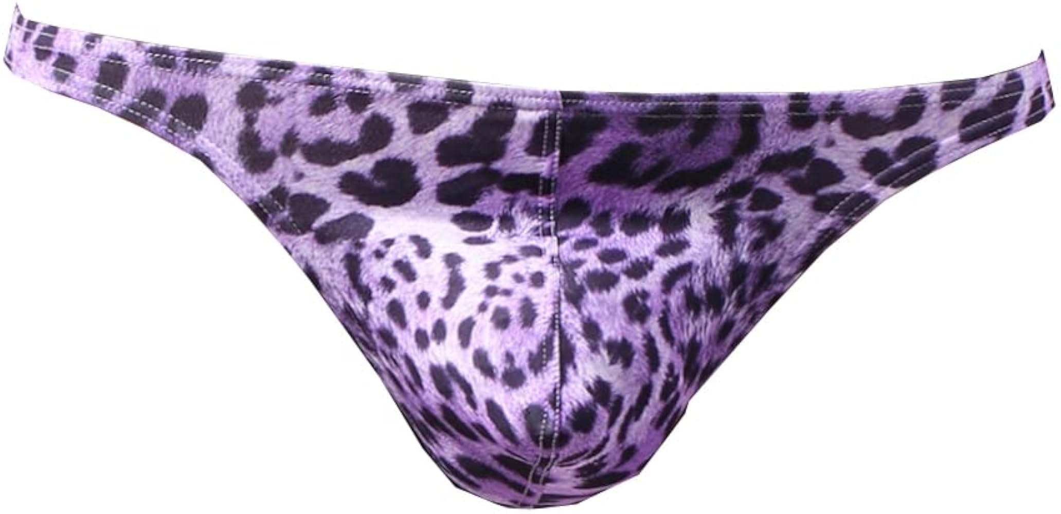 Men's Leopard Thong Fashion G-String Low Rise Bikini Briefs Underwear