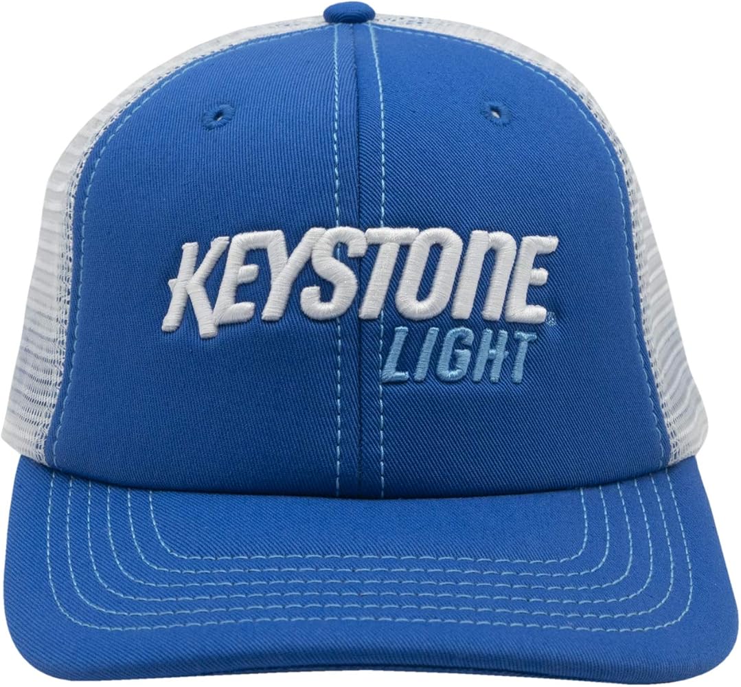 Basic Beer Snapback Trucker Cap Blue/White, One Size