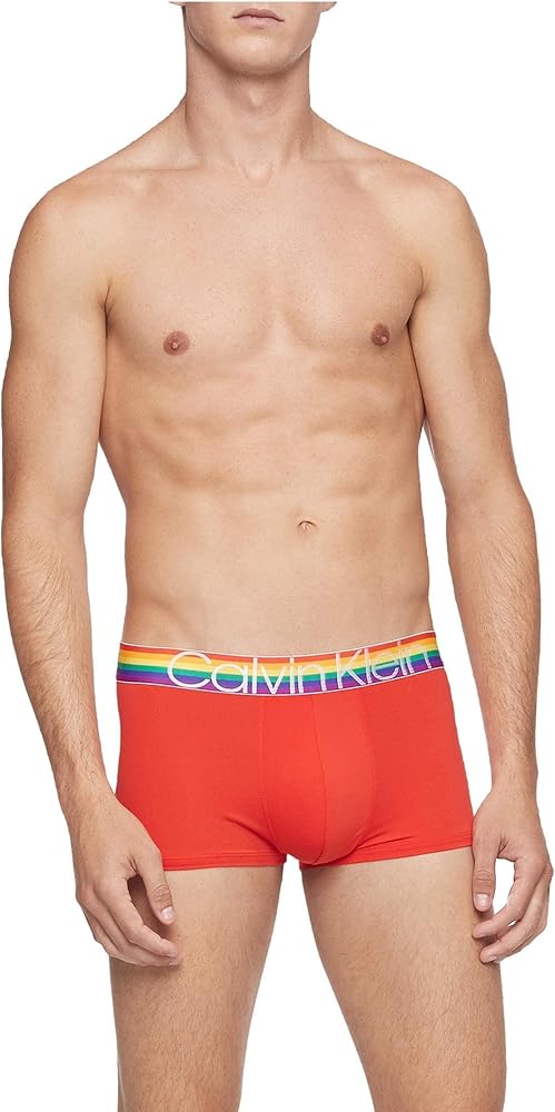 Calvin Klein Men's The Pride Edit Steel Micro Low Rise Trunks