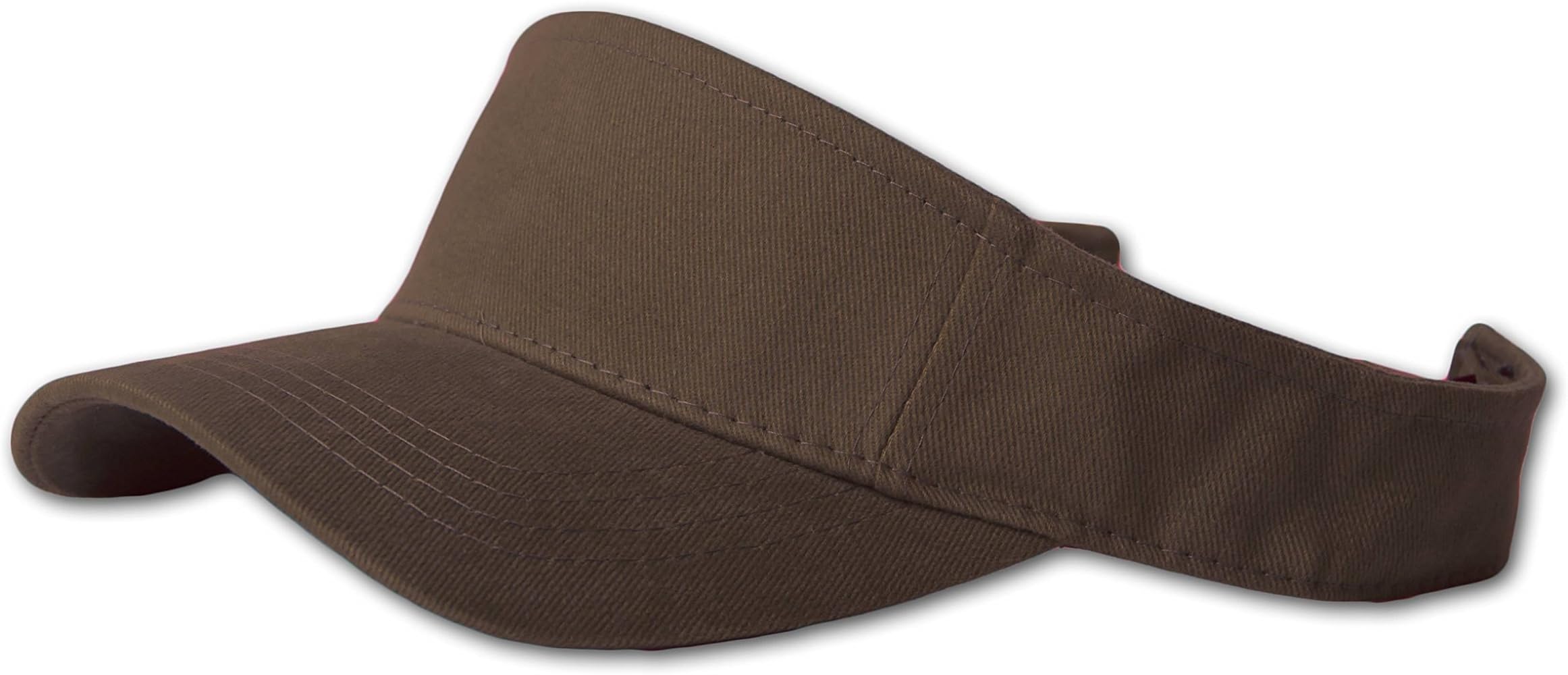 Blank Brown Adjustable Visor