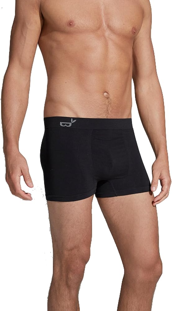 Boody Body EcoWear Men's Boxer Briefs, Mens Underwear, Soft Breathable, Seamless Comfort, Viscose Made From Bamboo