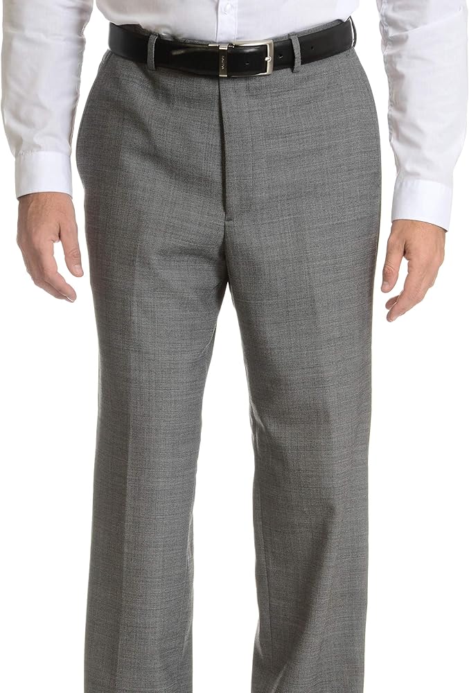 Palm Beach Men's Sam Performance Flat Front Suit Separate Pants