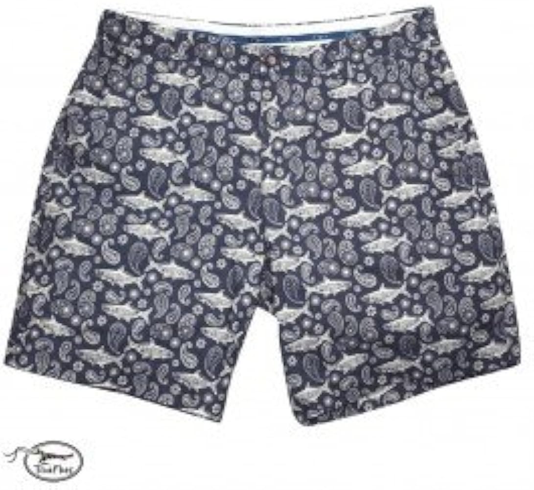 GSPR0053 Men's Shorts, Tarpon Paisley Print, Size 42