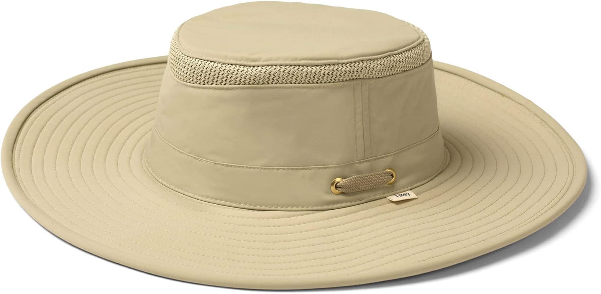 Tilley Mens Womens LTM2 Broad Brim Sun Protection Guaranteed for Life Lightweight Hat Khaki