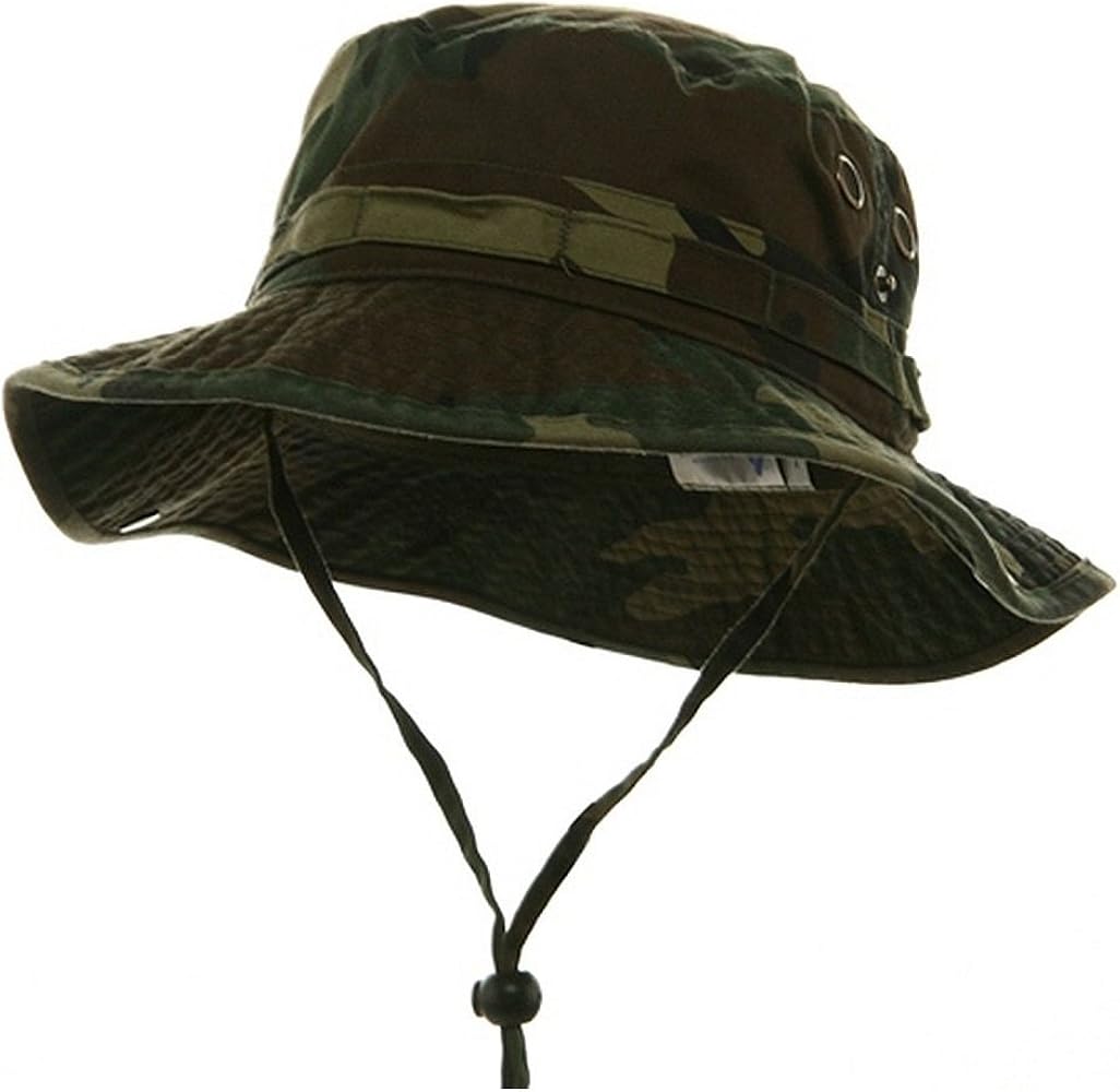 MG Washed Hunting Fishing Outdoor Hat-Camo W11S41D