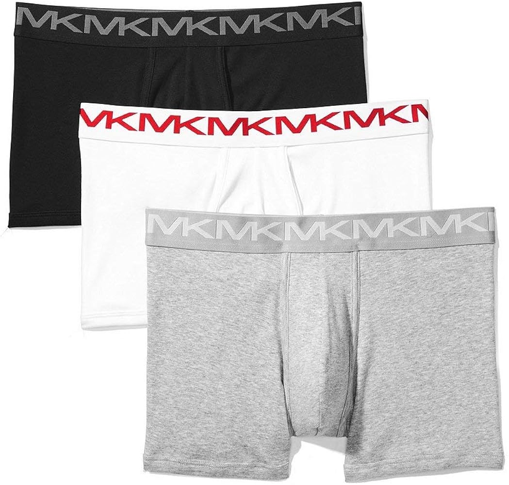 Michael Kors Performance Cotton Trunk 3-Pack Heather XL (US Men's 38-40)