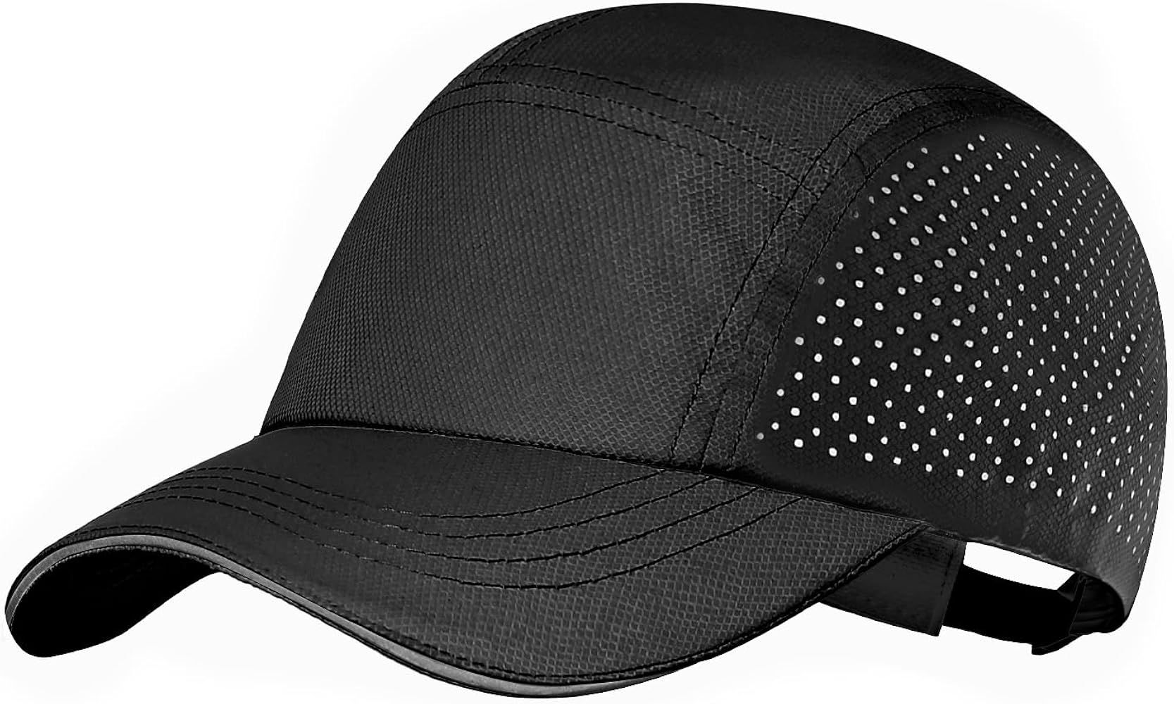 Quick Dry Hat for Men Women Sports Baseball Cap Summer Sun Hat Reflective Safety Mesh Lightweight UV Protection Golf Dad Hat