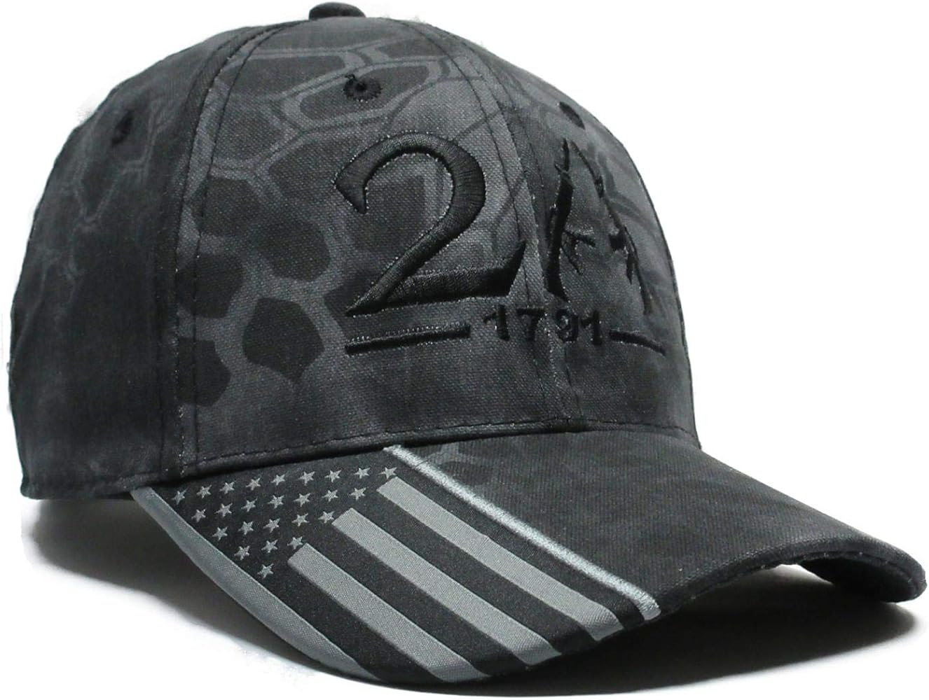 2nd Amendment 1791 AR-15 Style Typhon Black color Hat cap