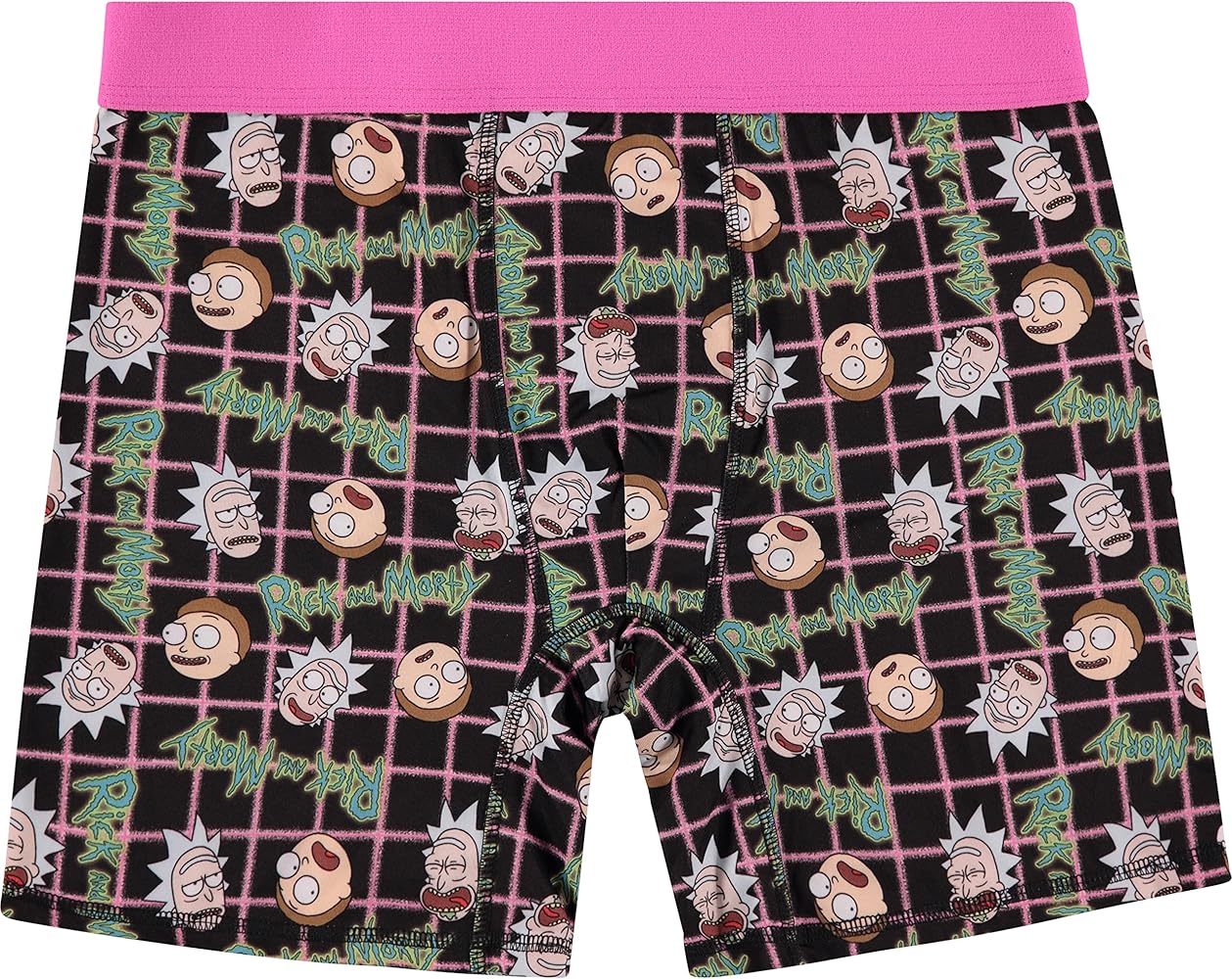 RICK AND MORTY Boxer Briefs Mens Boxer Briefs Underwear - Rick Sanchez & Morty Adult Boxers