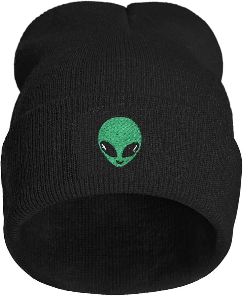 Cool Skeleton Casual Beanies Hat for Men Women Hip Hop Classic Embroidered Winter Knitted Cap