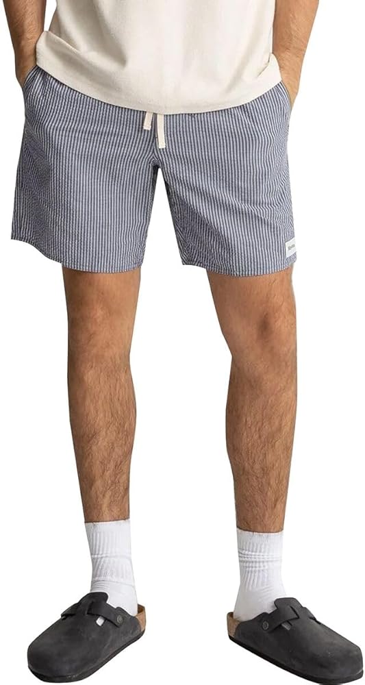 Rhythm, Seersucker Stripe Jam Short - Men's