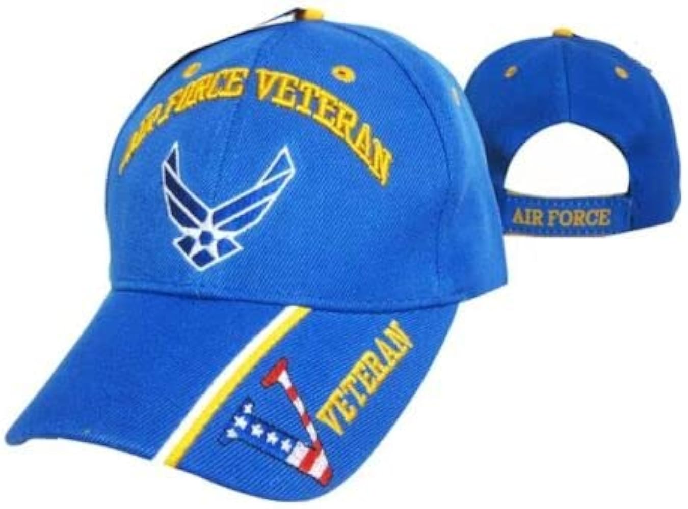 Official US Air Force Licensed Air Force Vet Veteran Cap Hat (Royal Blue)