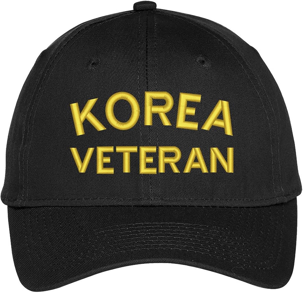 Trendy Apparel Shop Korea Veteran Embroidered Military Baseball Cap