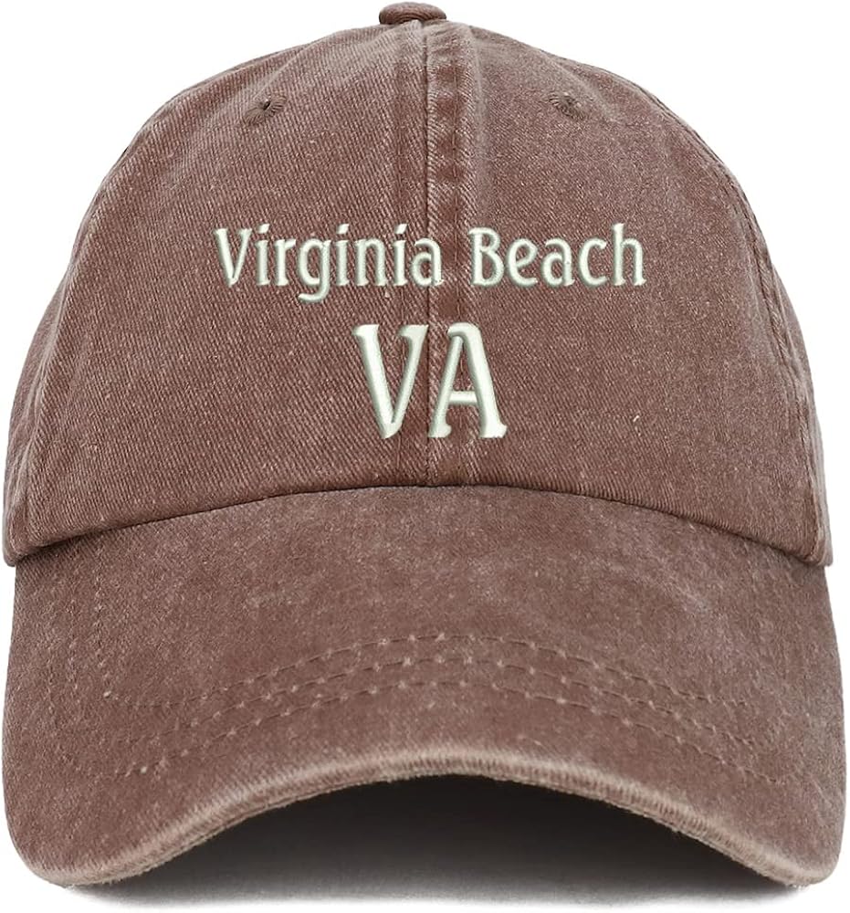 Trendy Apparel Shop Virginia Beach VA Embroidered Pigment Dyed Washed Baseball Cap