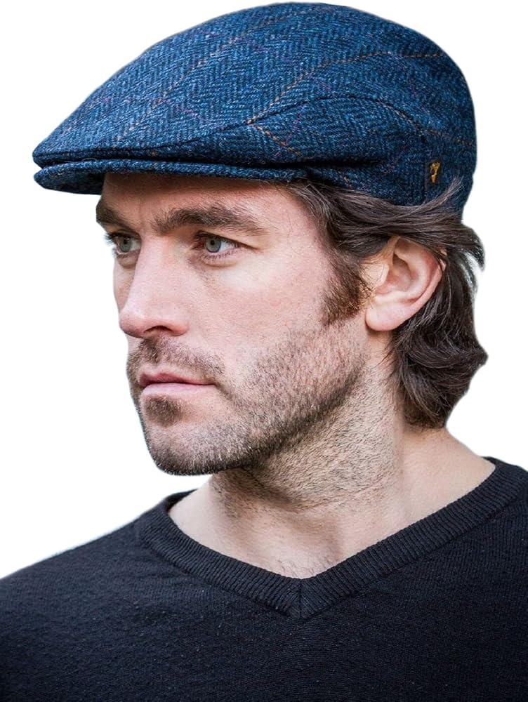 Irish Trinity Tweed Flat Cap for Men's Made in Ireland