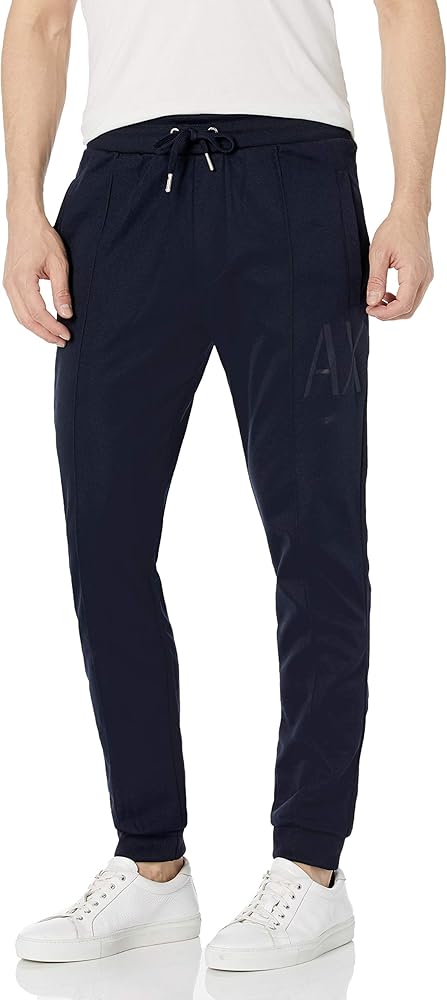 A | X ARMANI EXCHANGE Men's Front Seam Logo Pant