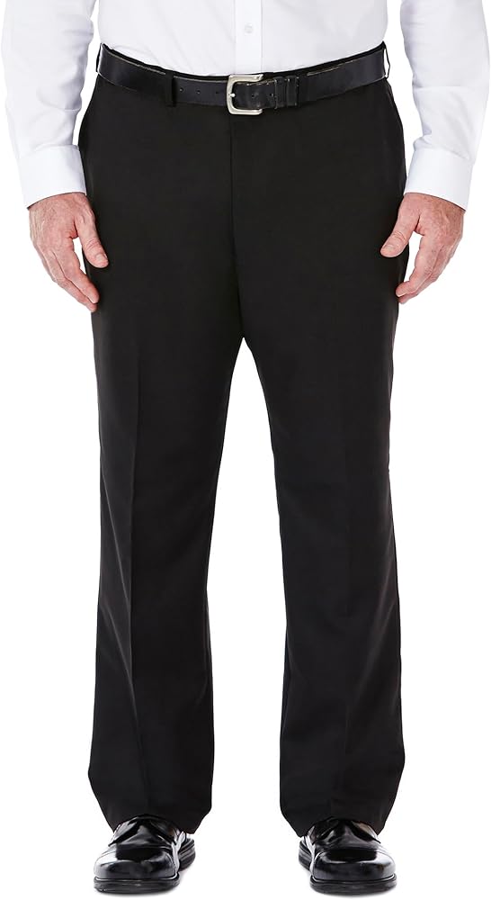 Haggar Men's Cool 18 Flat Front Pant Reg. and Big & Tall Sizes