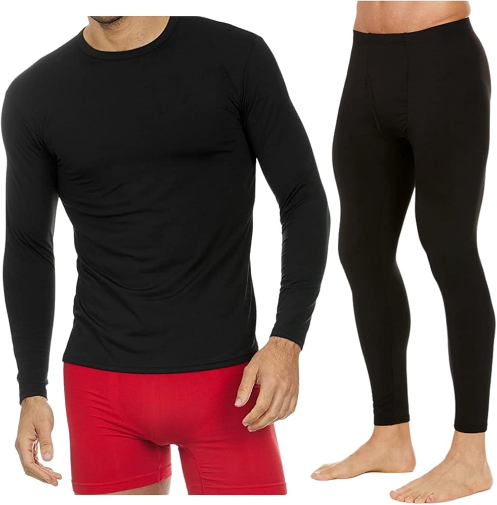 Thermajohn Bundle - Men's Thermal Top(Large) & Bottoms(Medium)