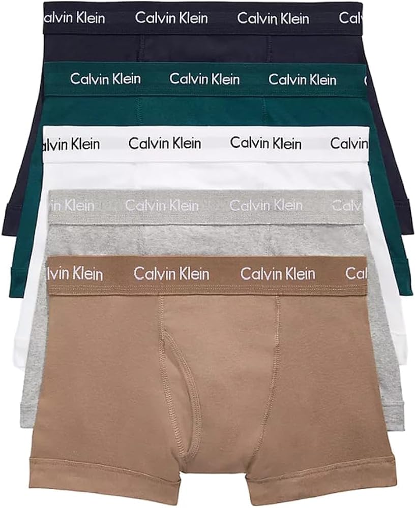 Calvin Klein Men's Cotton Classics 5-Pack Trunk