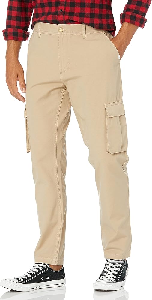 Quiksilver Men's Tapered Cargo Garment Dye Pants