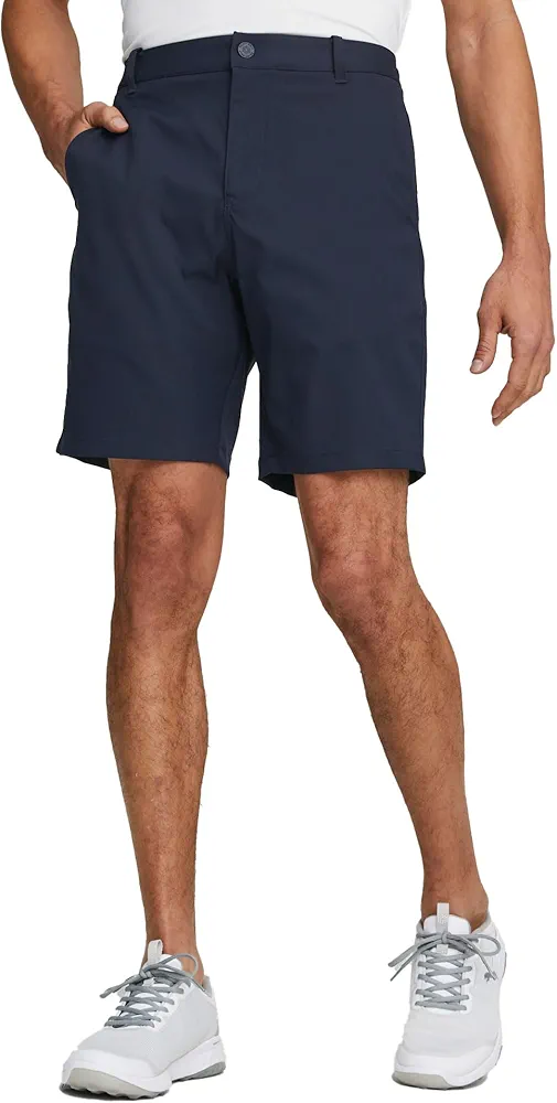 PUMA GOLF Mens Dealer 8 Shorts, Navy Blazer, 28W X 8L US