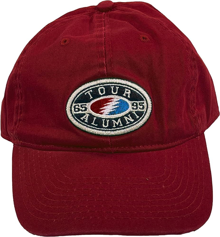 Grateful Dead Men's Standard Liquid Blue Tour Alumni Oval Bolt Baseball Hat