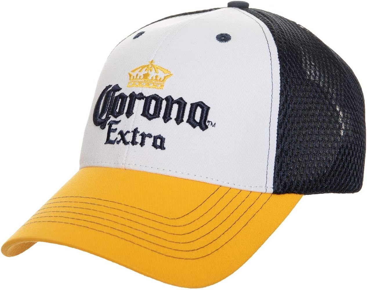 Calhoun Officially Licensed Corona Tri-Color Trucker Hat Multicolored