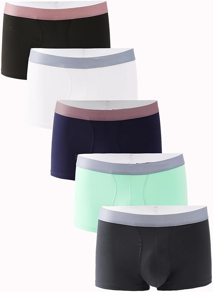 Underwear for Men Breathable Trunks Underwear Soft Classic STYLE boxer-short Pack of 5