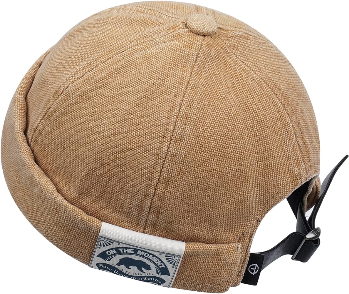 CLAPE Docker Leon Harbour Hat Unique Street Casual Lovers Visor-Less Sailor Skullcap Beanie Hat