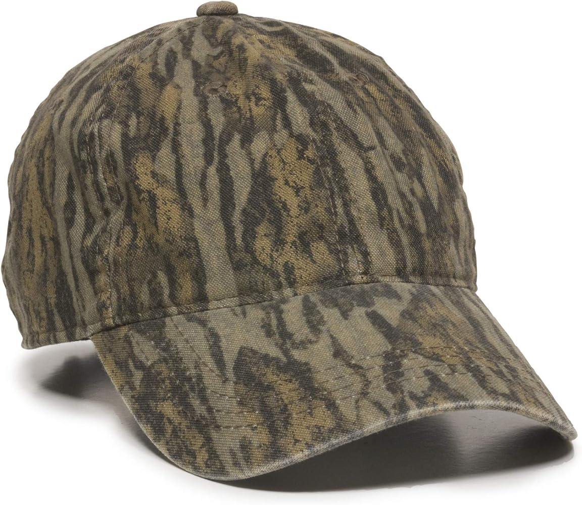 Outdoor Cap Mens Hunting Basics Tuck Strap Cap, Original Mossy Oak Bottomland, One Size