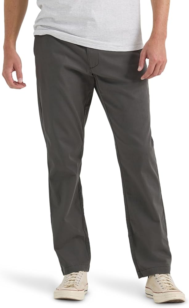 Lee Men's Extreme Motion Flat Front Relaxed Taper Pant