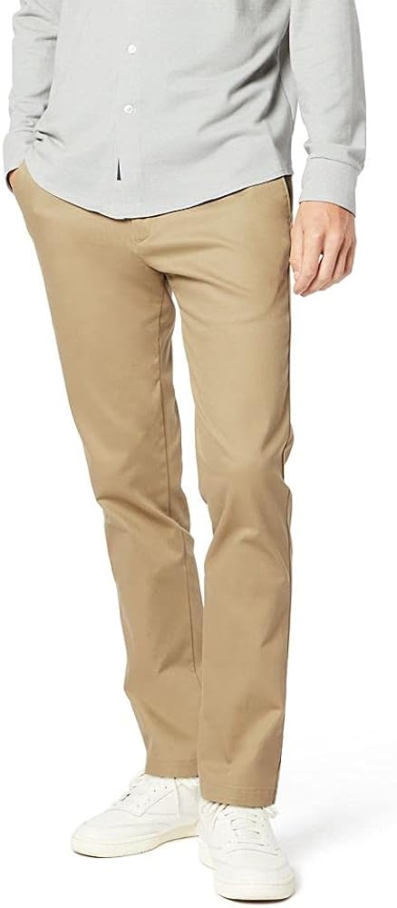 Dockers mens Slim Fit Signature Khaki Lux Cotton Stretch Pants