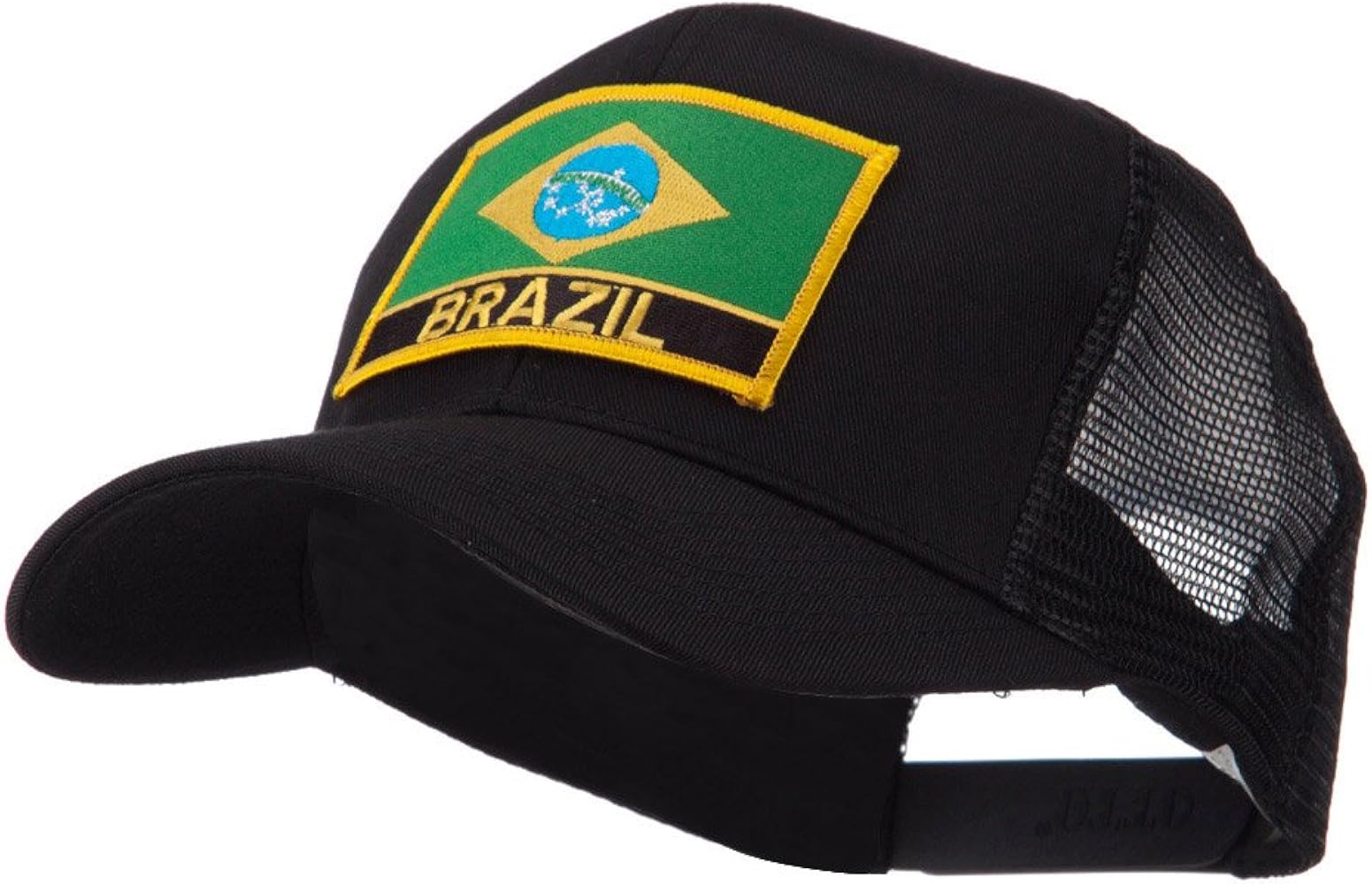 North and South America Flag Letter Patched Mesh Cap