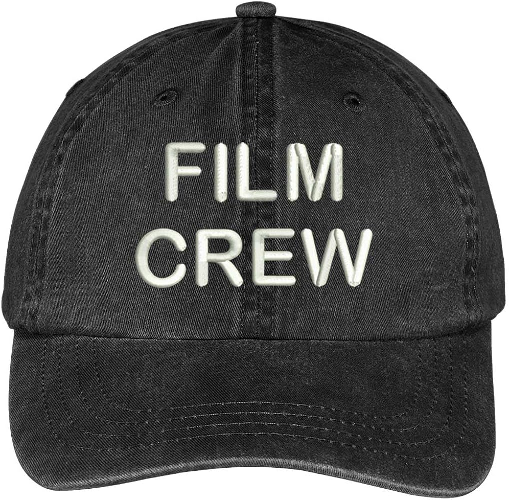 Trendy Apparel Shop Film Crew Embroidered Pigment Dyed Cotton Cap