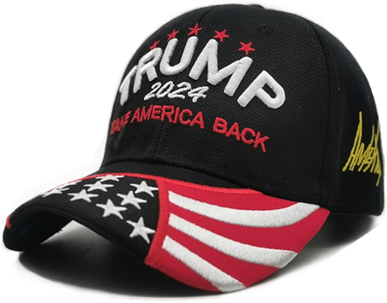 Trump 2024 Hat Take America Back MAGA Hat Donald Trump Hat Embroidered Ultra MAGA Adjustable Trucker Cap for Men