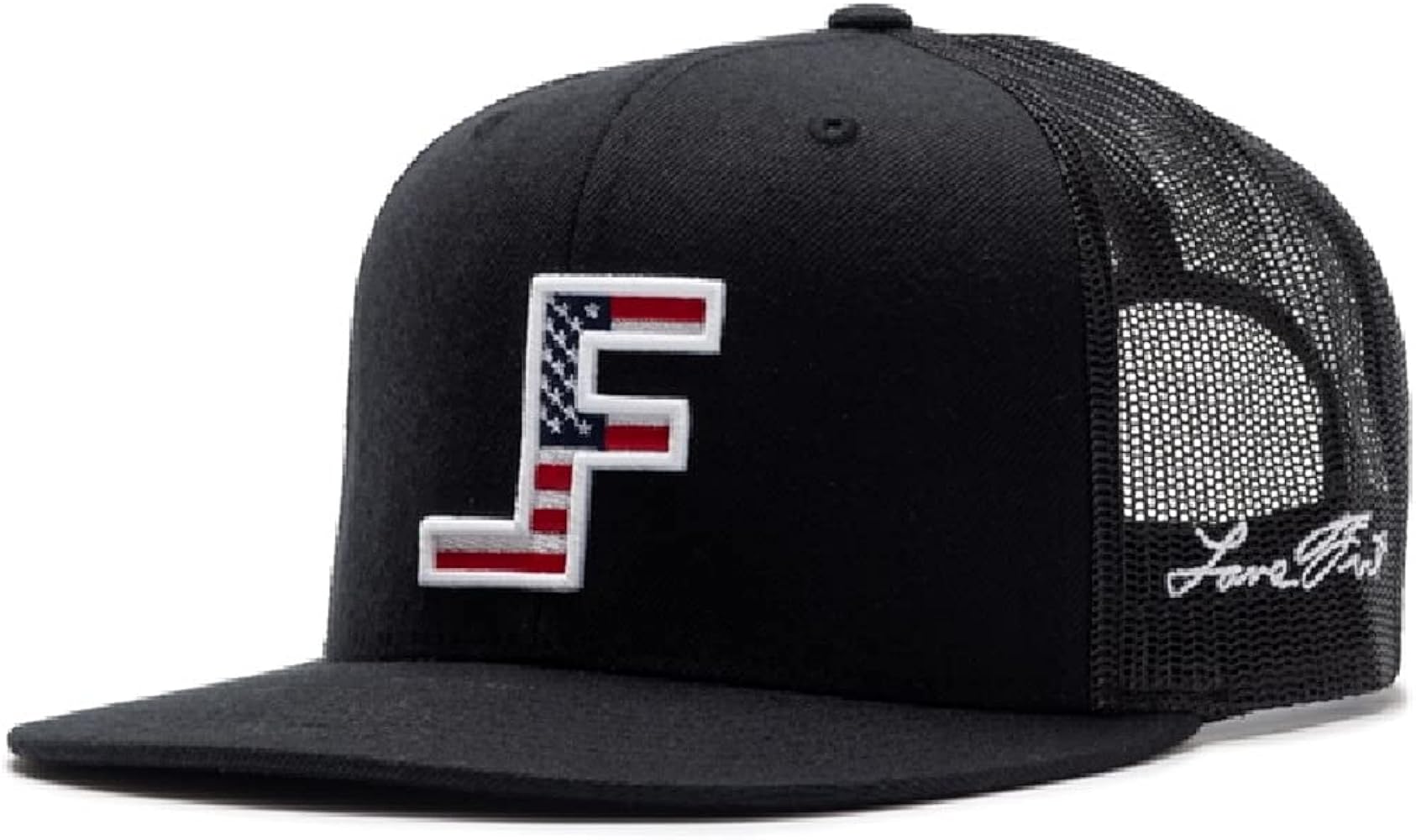 Lane Frost Patriot Black USA Flag Cap