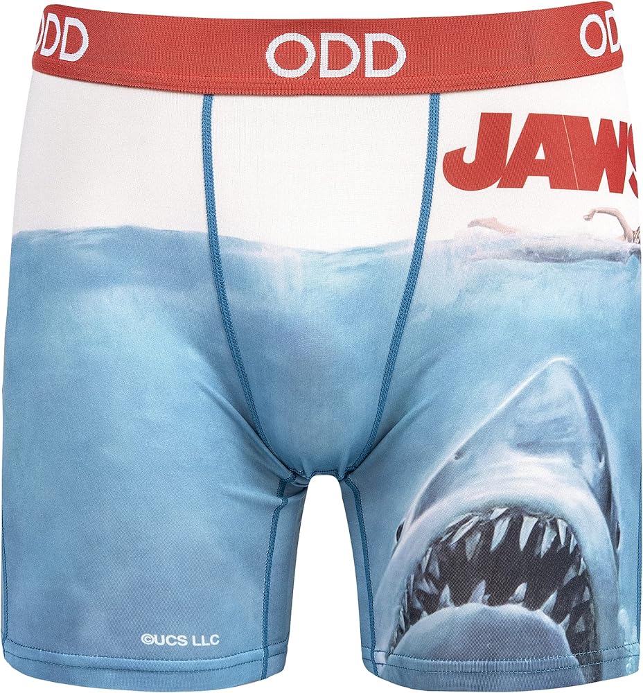 Odd Sox, Jaws Movie Merch, Men's Underwear Boxer Briefs, Funny Graphic Prints