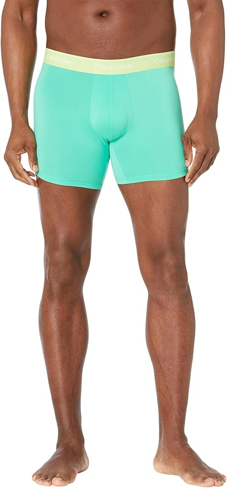 Calvin Klein Pride This Is Love Boxer Brief Aqua Green L (36"-38")