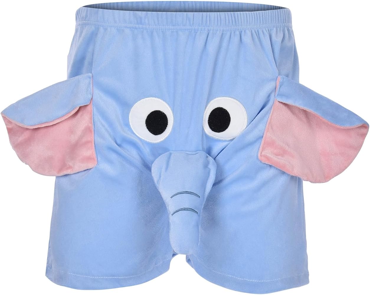 Men Shorts A Fun Elephant Boxer Novelty Shorts Humorous Underwear Prank Gifts For Men Animal Themed Beach Shorts