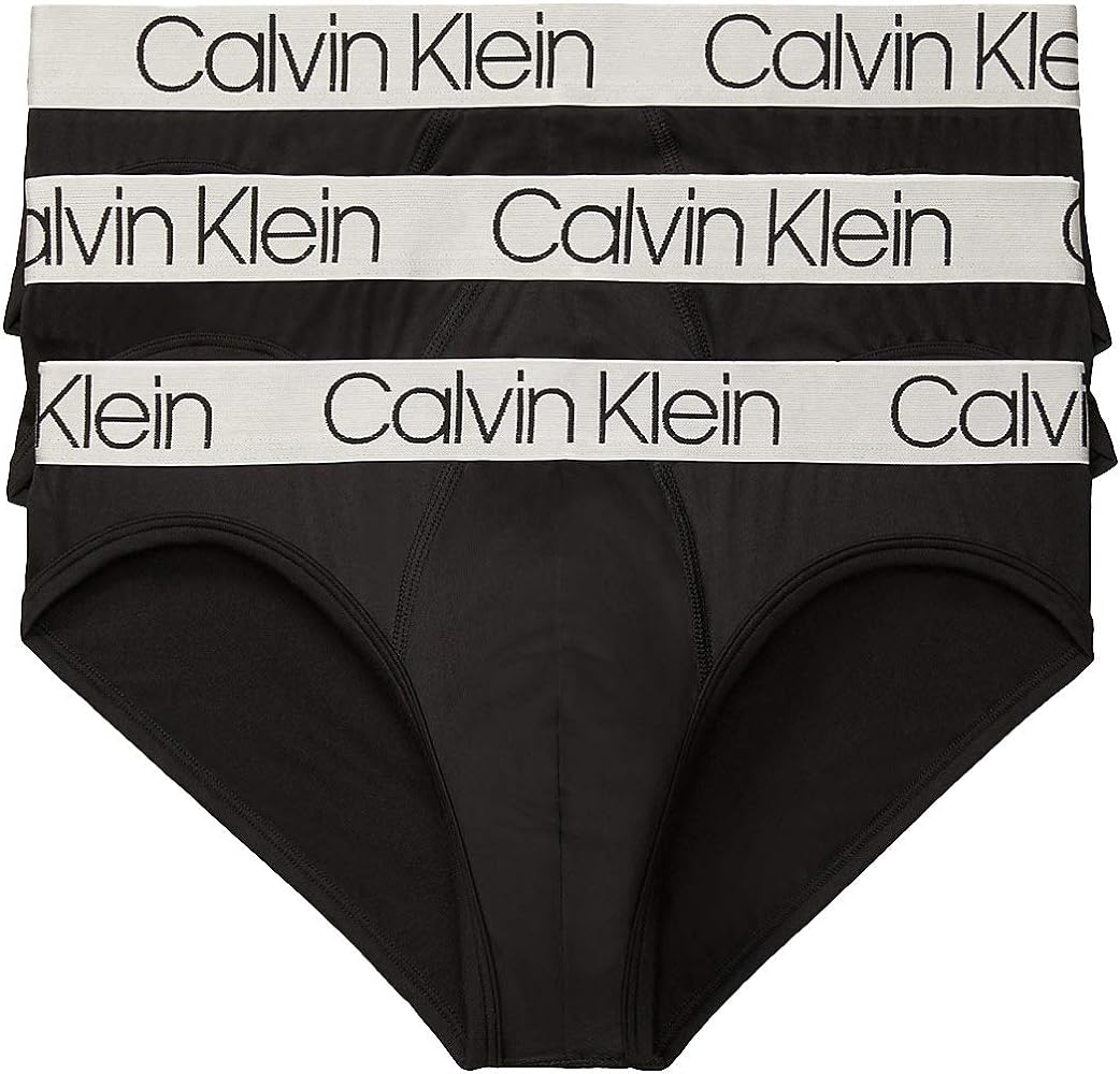 Calvin Klein mens Reconsidered Steel Micro 3-pack Hip Brief