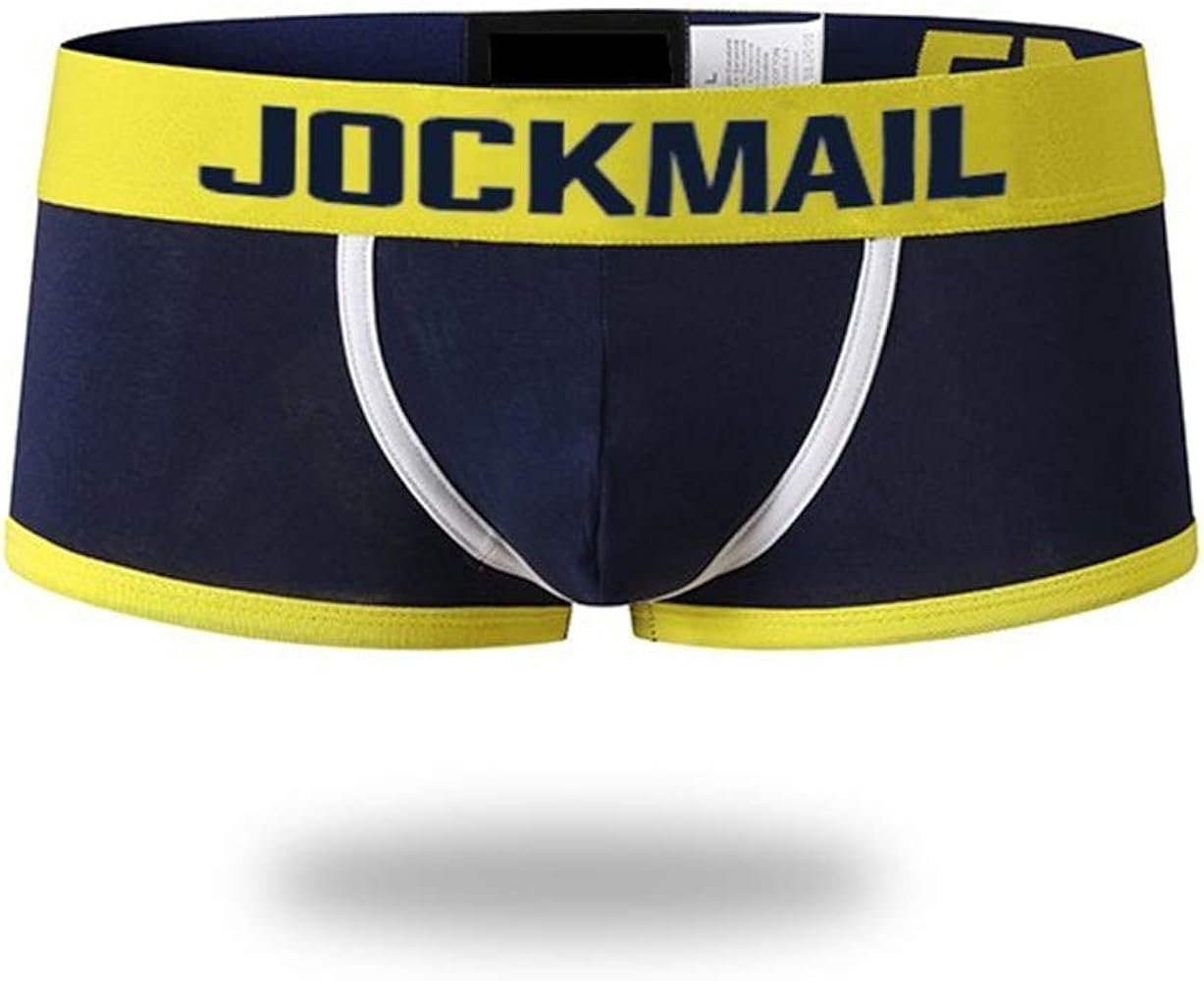 JOCKMAIL Men Backless Underwear Jock Strap Men Underwear Boxer shorts Men Jockstraps Men trunk