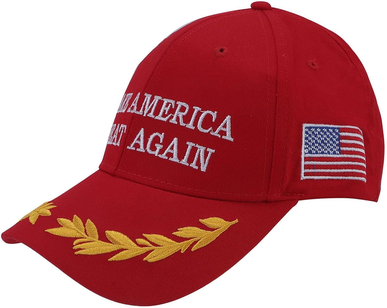 Trump 2024 Red Baseball Hat USA with Trump MAGA Keep America Great