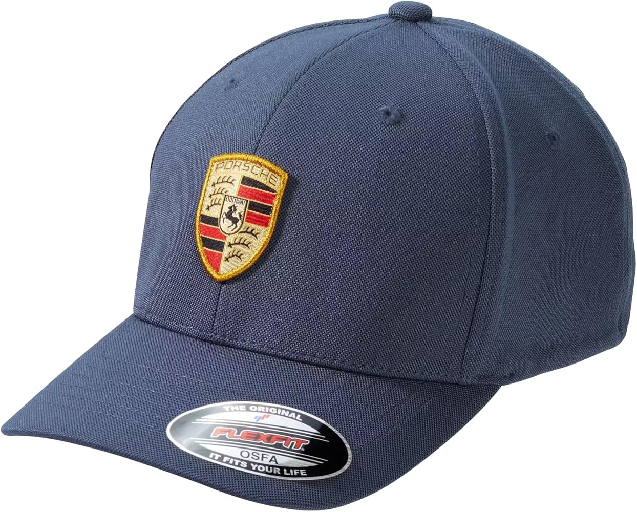 Porsche Porshce Blue Flexfit Baseball Cap