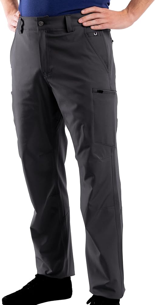 SCOTTeVEST Action Adventure Pant for Men - 17 Hidden Pockets - Water Repellent for Travel & More